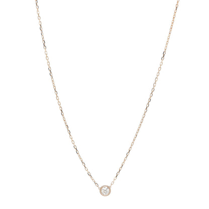 Cartier 18K Pink Gold Diamond LM D'Amour Pendant Necklace 1 of 7