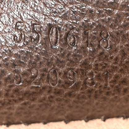 Gucci GG Supreme Monogram Web Mini Ophidia Round Shoulder Bag Brown 7 of 10