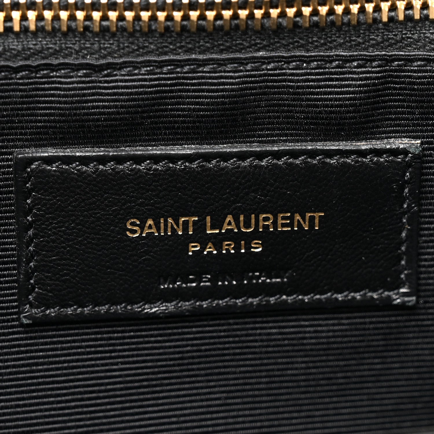 Saint Laurent Grain De Poudre Matelasse Chevron Monogram Shopping Bag Fog 7 of 18