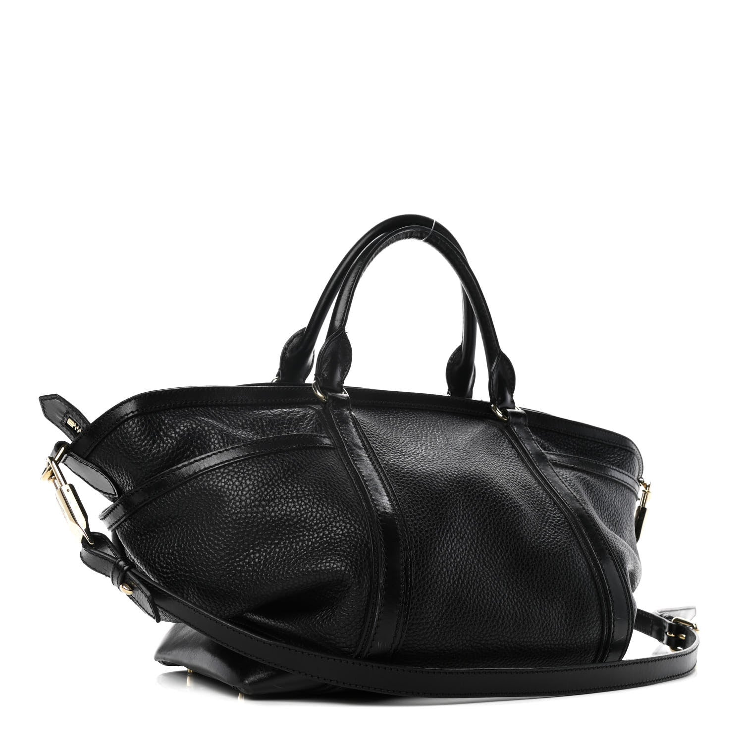 Burberry Grainy Calfskin Diaper Bag Black 3 of 16