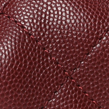 Chanel Caviar Quilted Small Chanel 25 Handbag Burgundy 8 of 11
