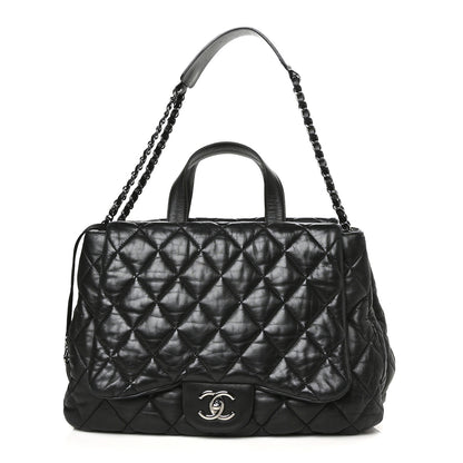 Chanel Lambskin Quilted Chanel 3 Maxi Tote Black 1 of 10