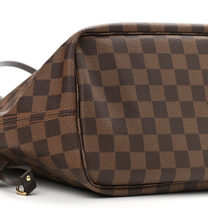 Louis Vuitton Damier Ebene Neo Neverfull MM Rose Ballerine 8 of 9