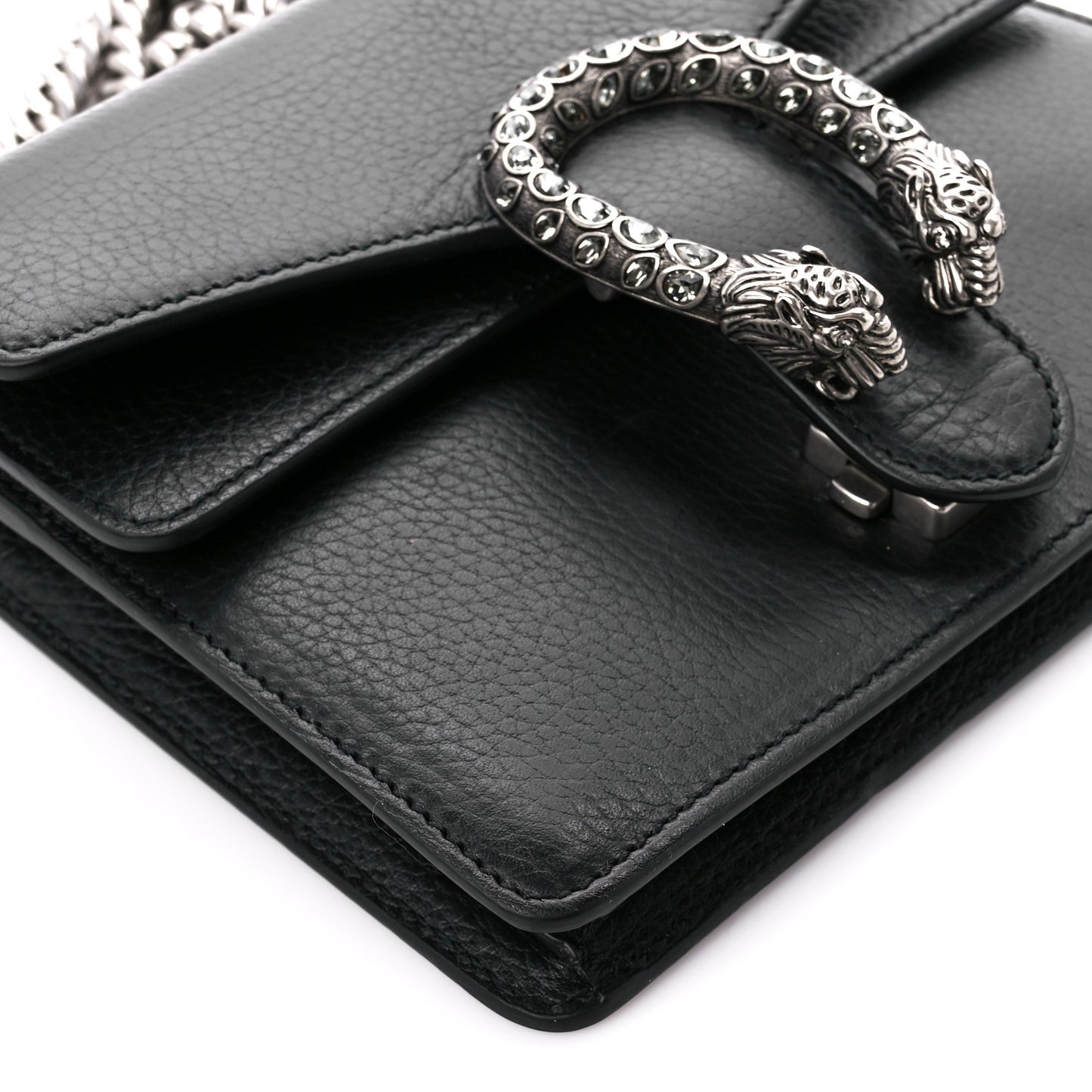 Calfskin Mini Dionysus Shoulder Bag Black