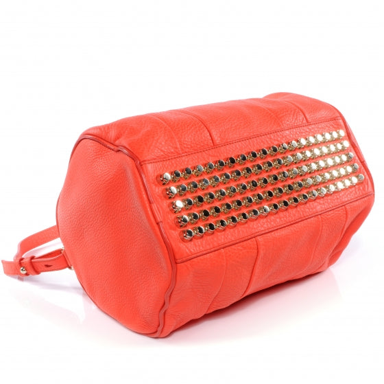 Alexander Wang Leather Rocco Neon Orange 4 of 6