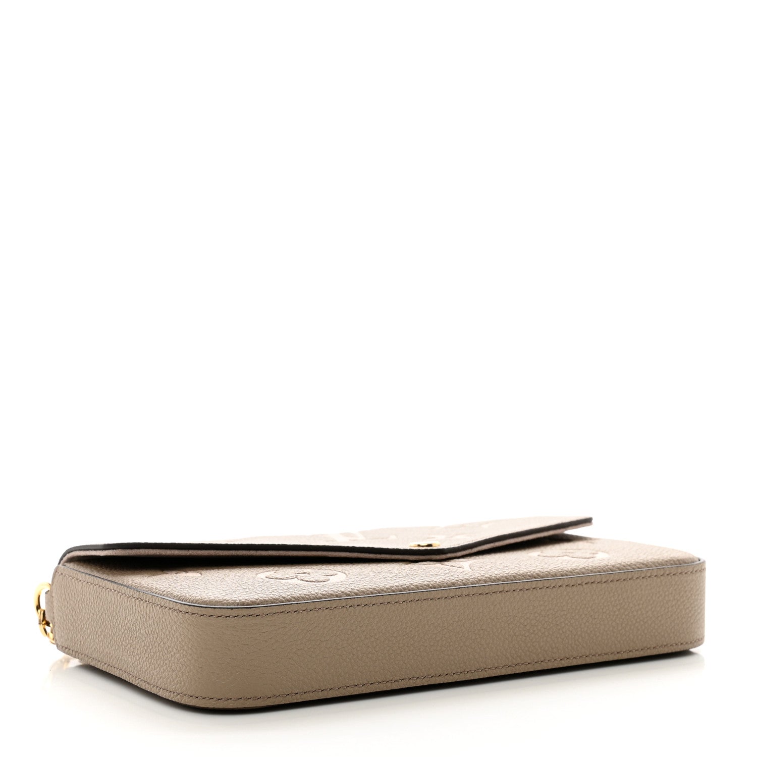 Louis Vuitton Empreinte Monogram Giant Felicie Pochette Tourterelle Creme 5 of 9