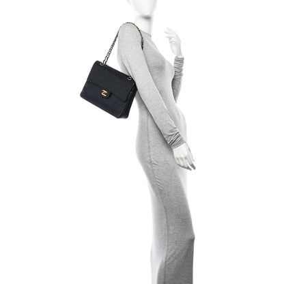 Chanel Lambskin Quilted Medium Double Flap Navy 3 of 13