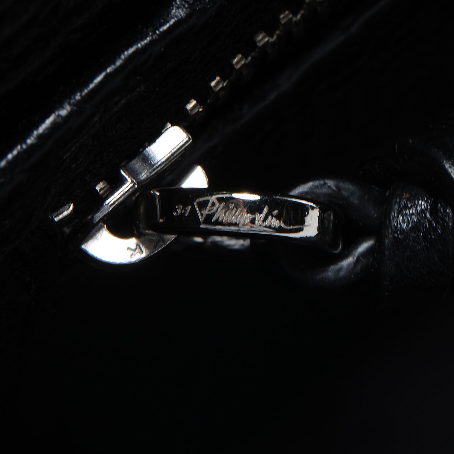 3.1 Phillip Lim 3.1 Calfskin Fur Mini Studded Satchel Black 8 of 10
