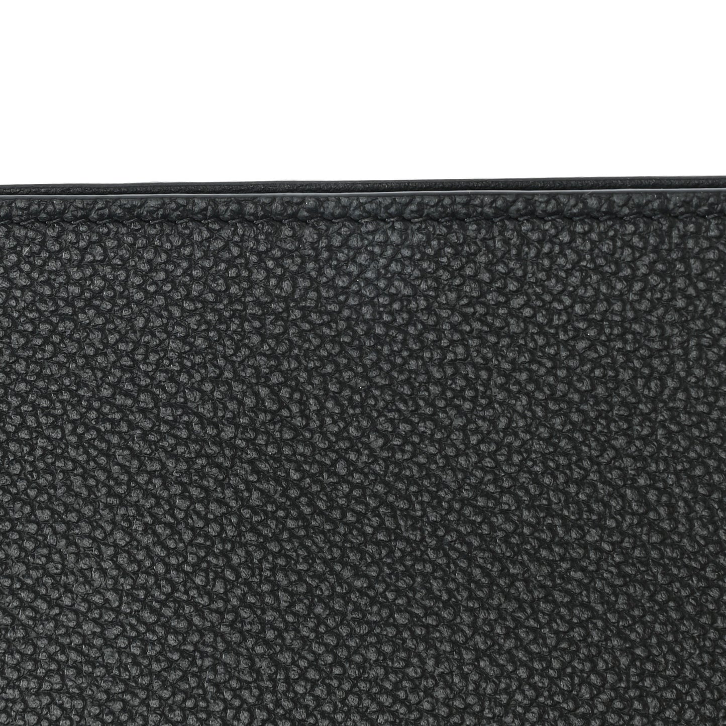 Calfskin Felicie Chain Wallet Card Holder Insert Black