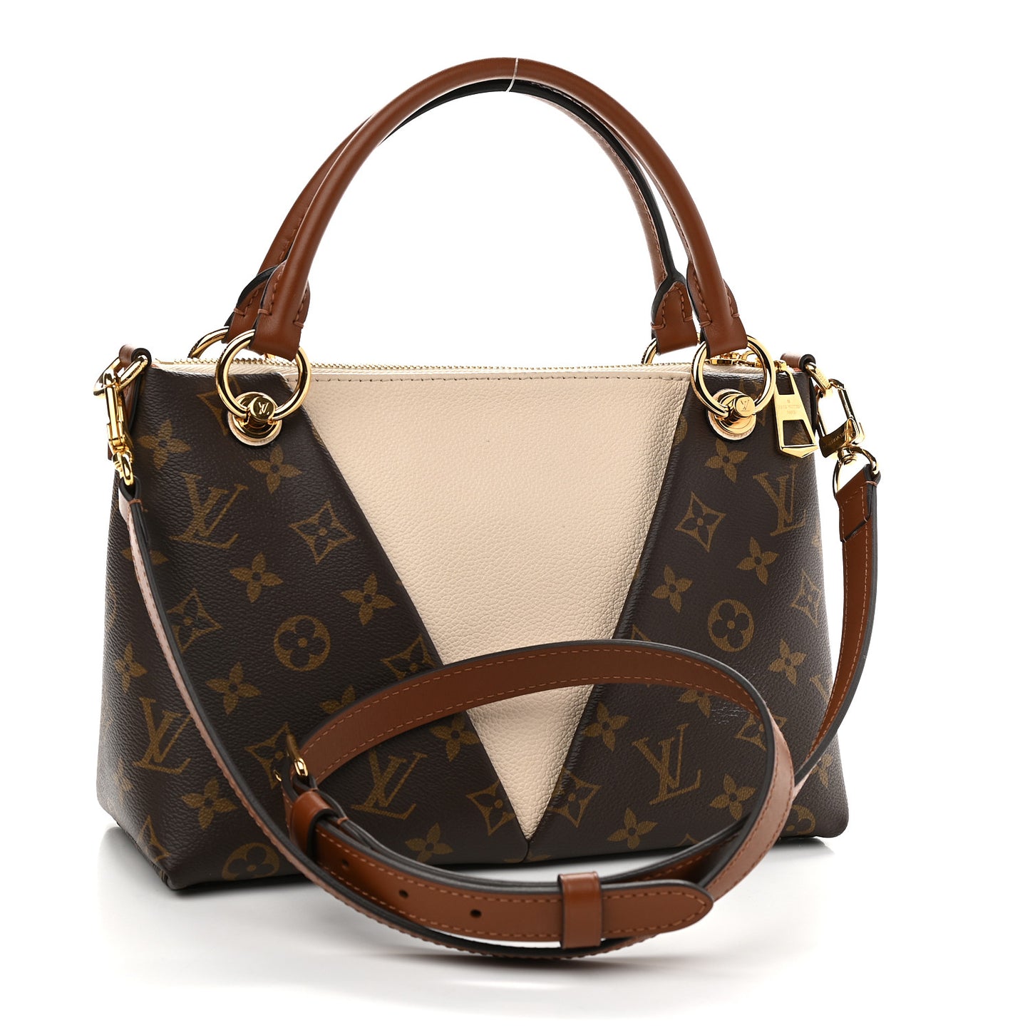 Monogram V Tote BB Creme
