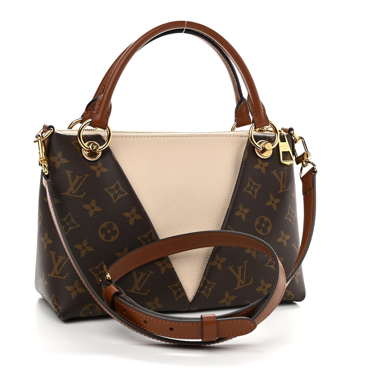 Louis Vuitton Monogram V Tote BB Creme 3 of 10