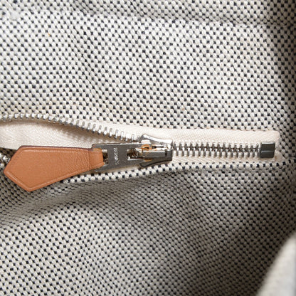 Hermes Canvas Fourre Tout MM Tote 8 of 14