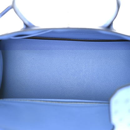 Hermes Ostrich Birkin 30 Mykonos 5 of 12