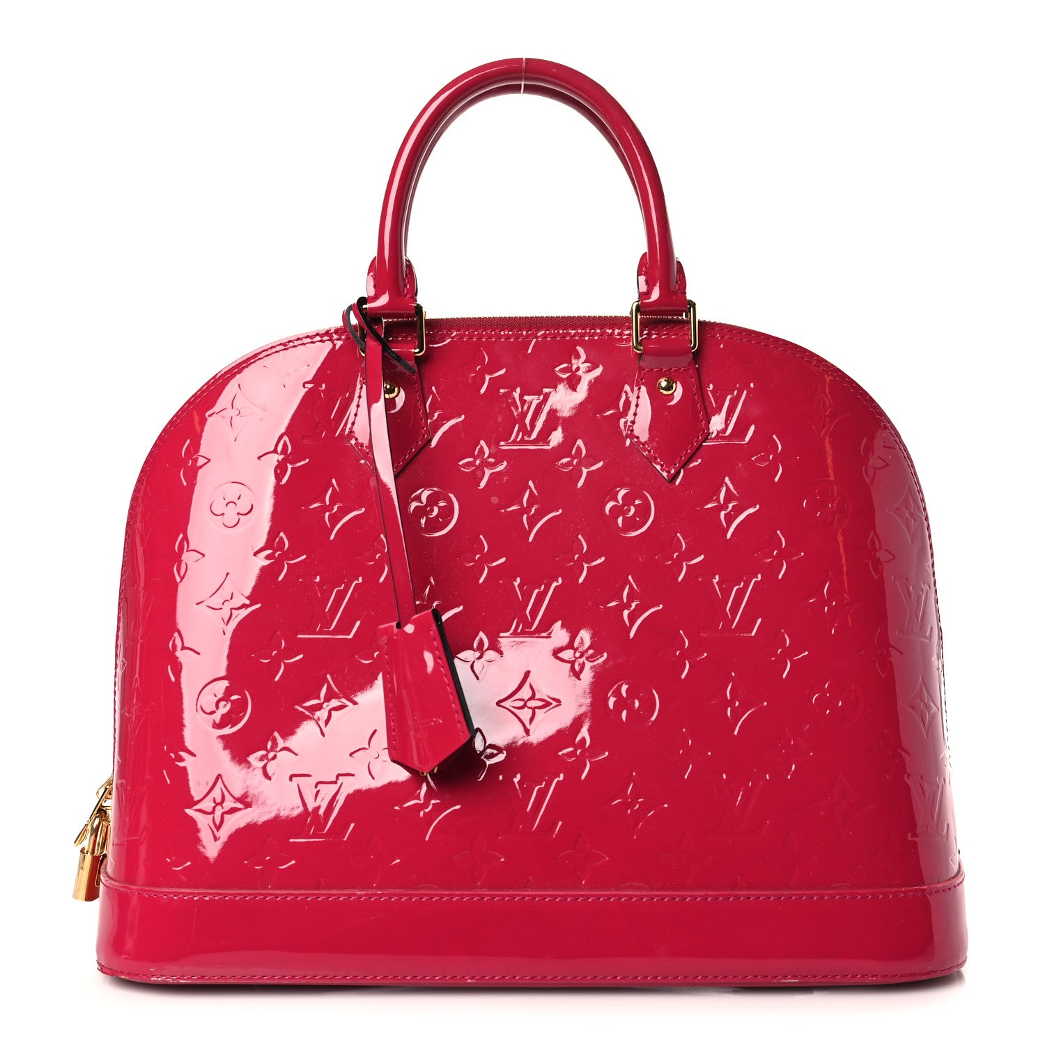 Louis Vuitton Vernis Alma MM Rose Indien 1 of 8