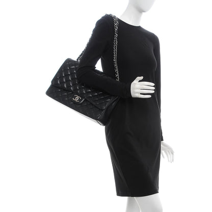 Chanel Caviar Quilted Maxi Double Flap Black 2 of 8