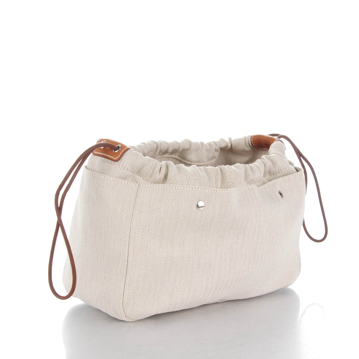 Hermes Canvas Barenia Fourbi 25 MM Pouch Naturel Fauve 3 of 7