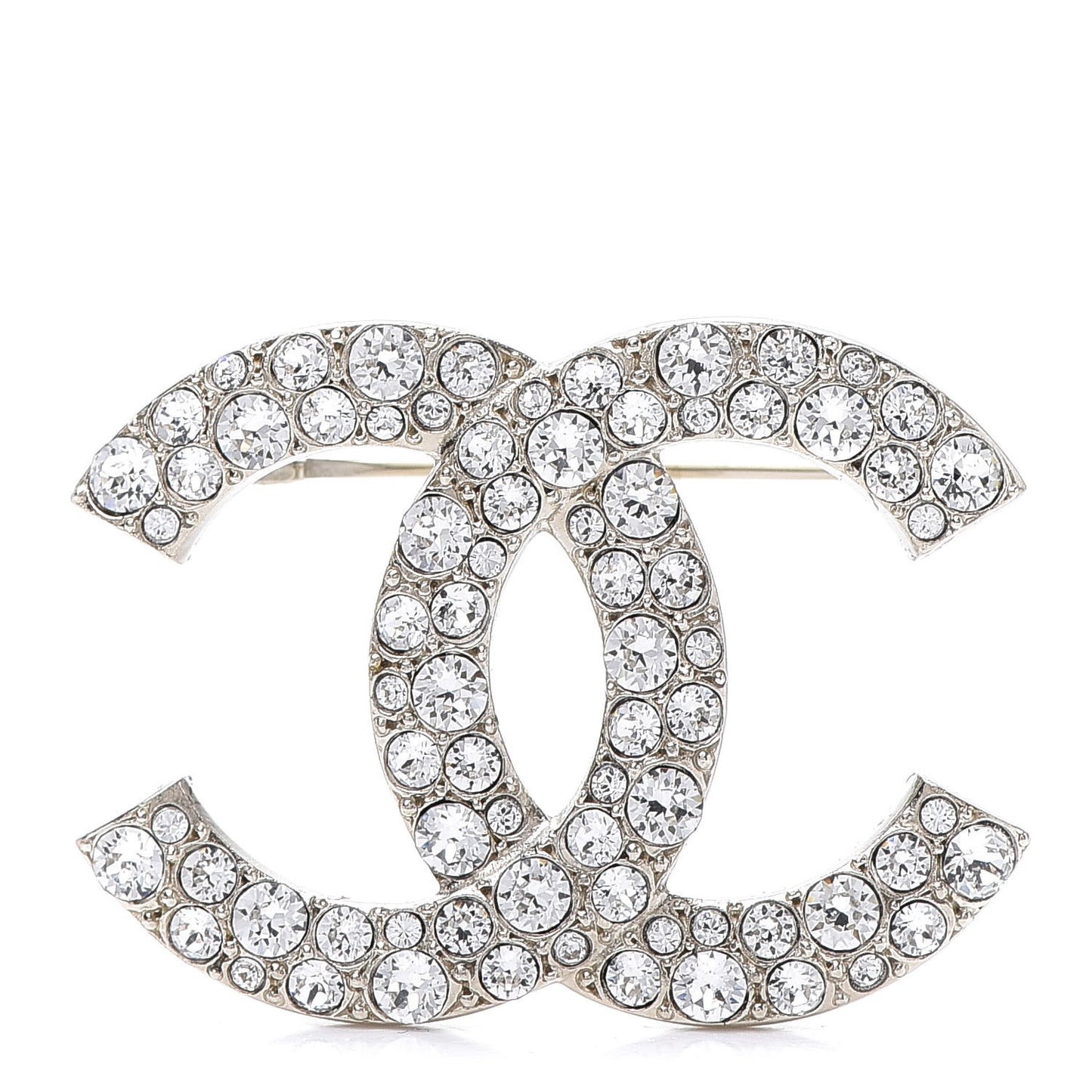 Crystal Palais Garnier CC Brooch Gold