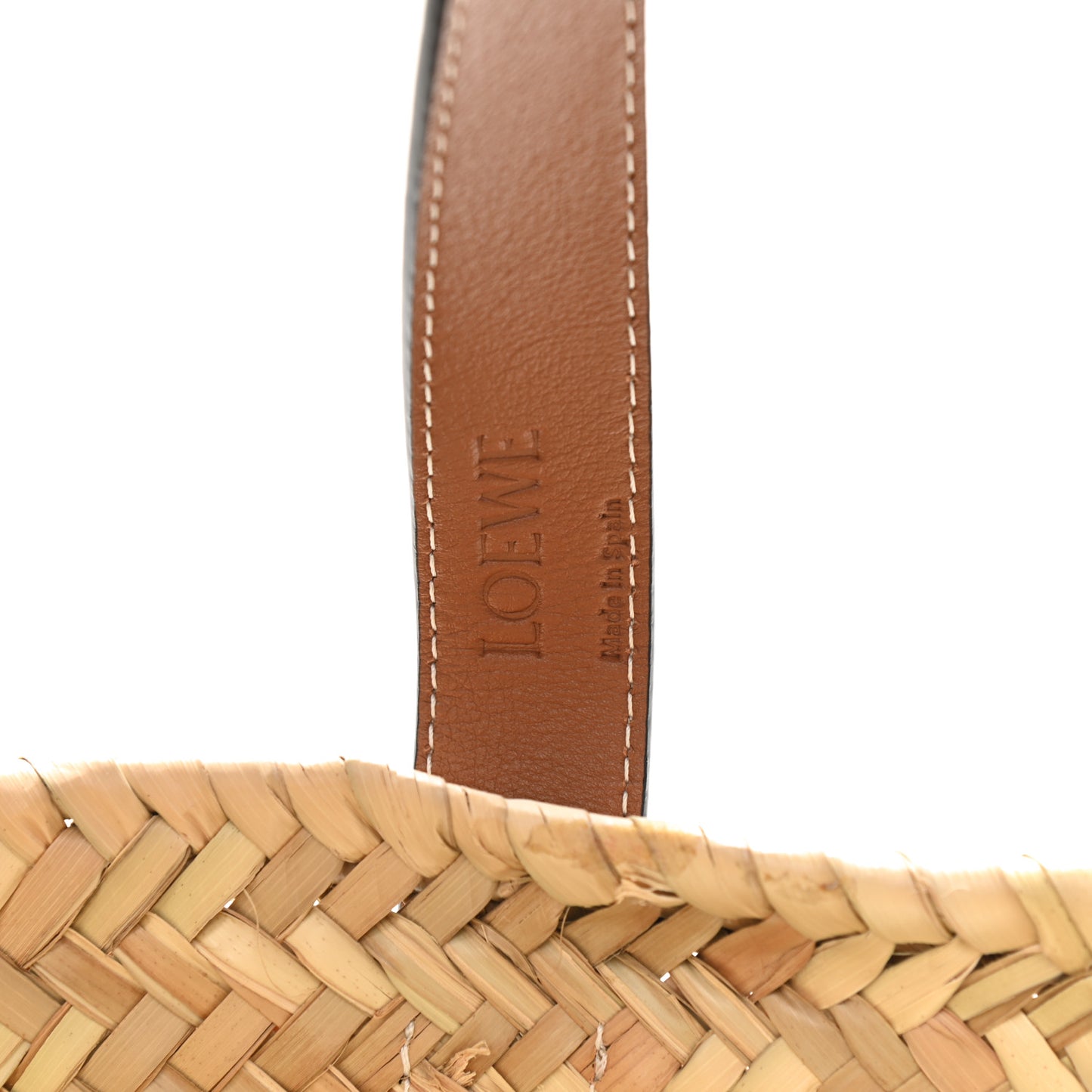 Raffia Small Basket Tote Bag Natural Tan