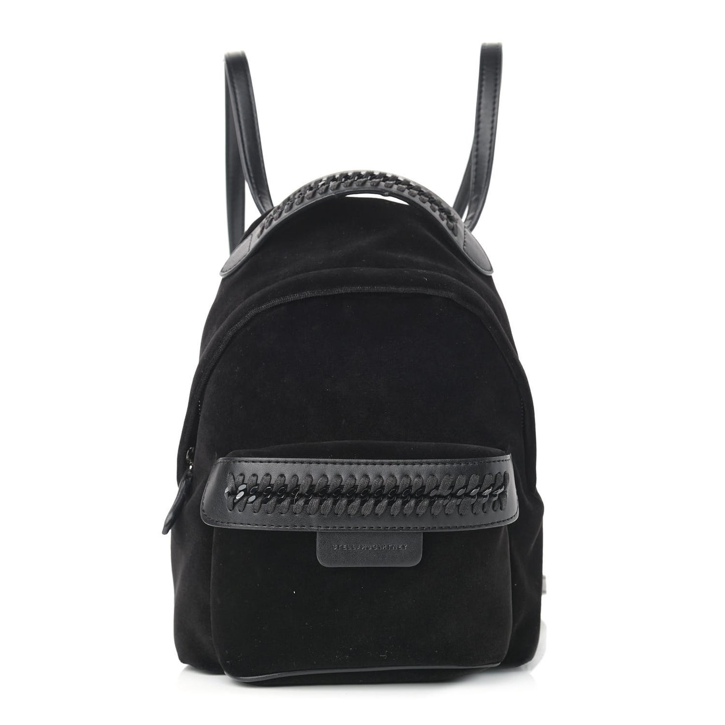 Velvet Mini Falabella GO Backpack Black