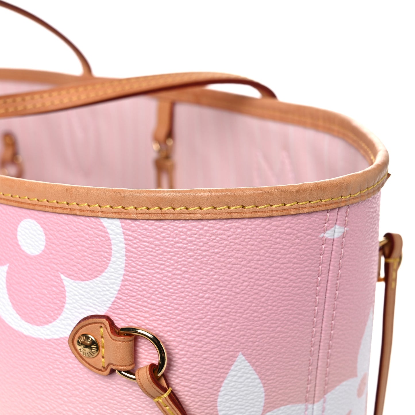 Monogram Giant By The Pool Neverfull MM Light Pink