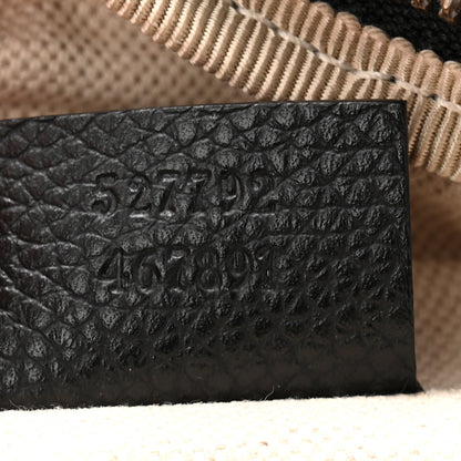 Gucci Grained Calfskin Small Logo Belt Bag Black 7 of 10