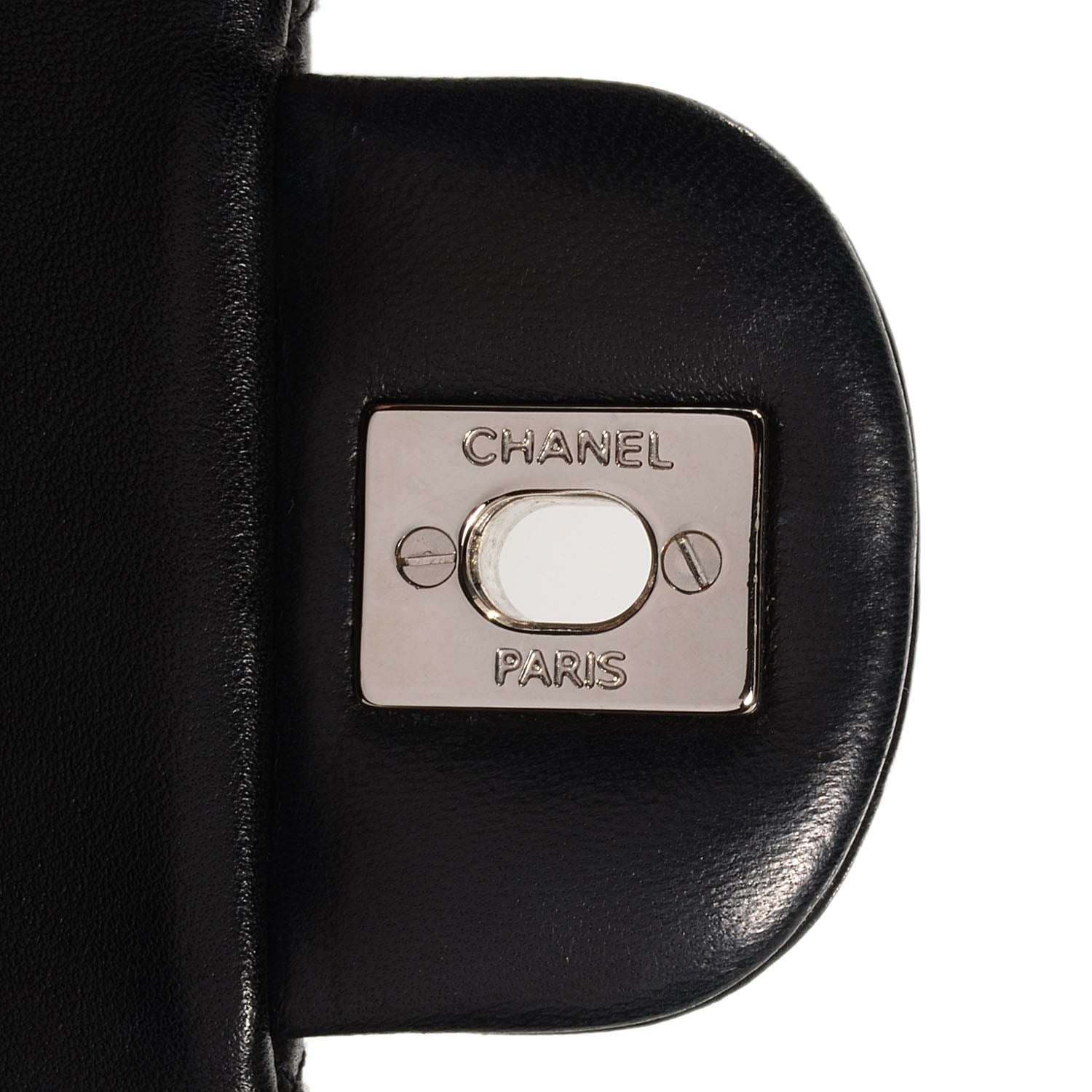 Chanel Lambskin Quilted Mini Square Flap Black 8 of 8