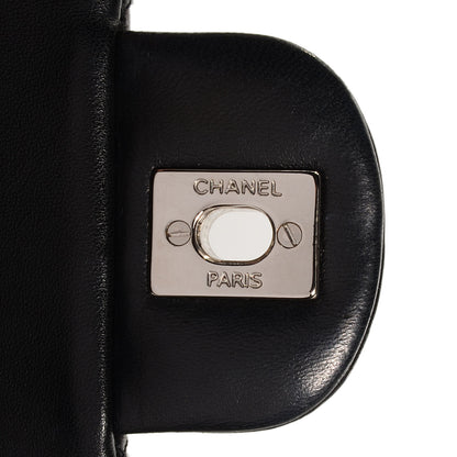 Chanel Lambskin Quilted Mini Square Flap Black 8 of 8