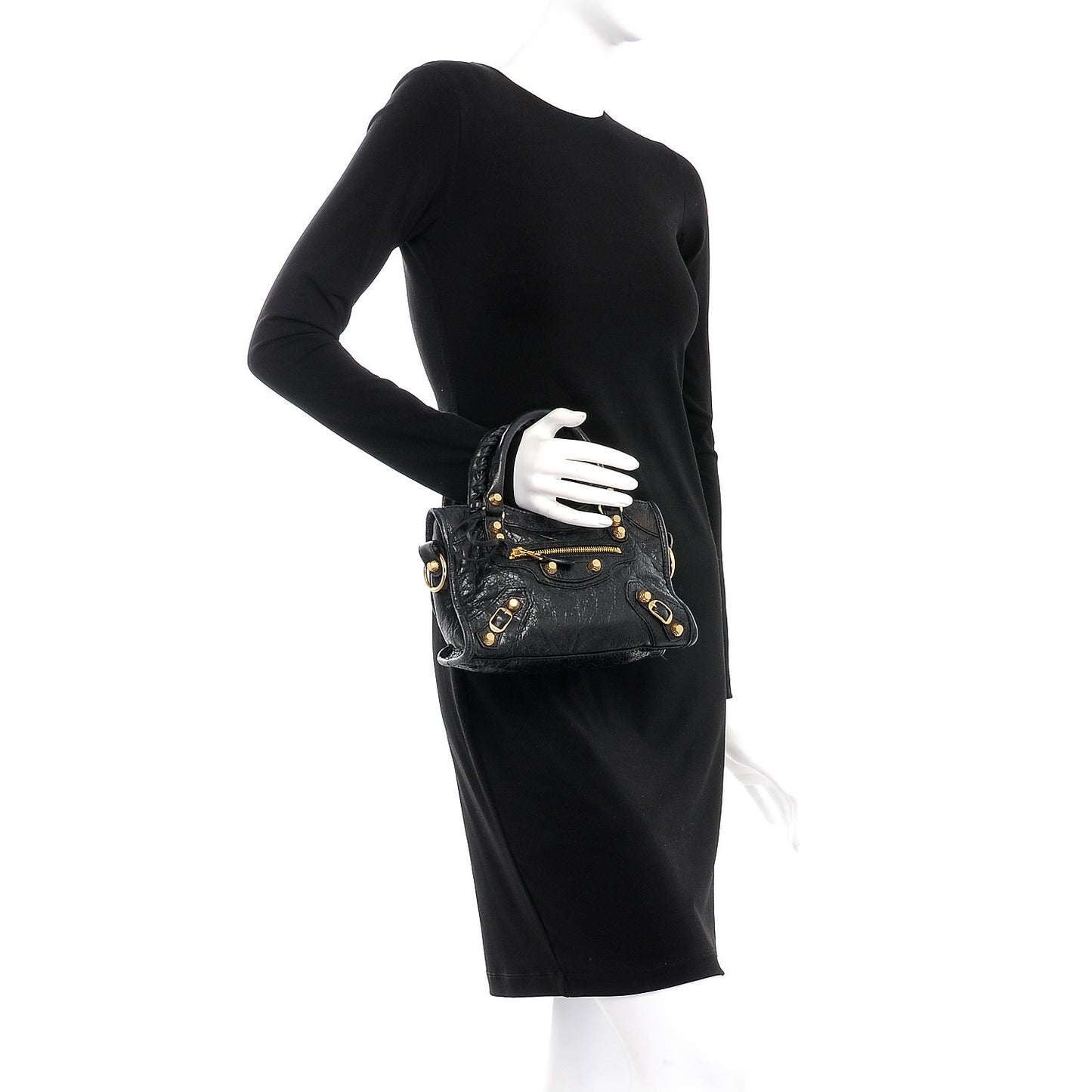 Agneau Giant 12 Gold Hardware Mini City Black