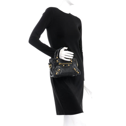 Balenciaga Agneau Giant 12 Gold Hardware Mini City Black 2 of 10