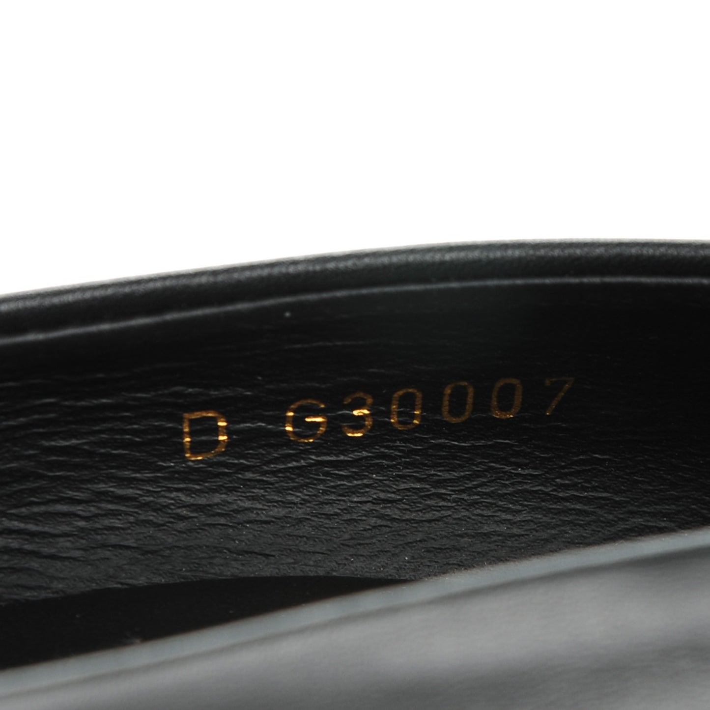 Calfskin Patent Cap Toe Chain Pumps 37.5 Black