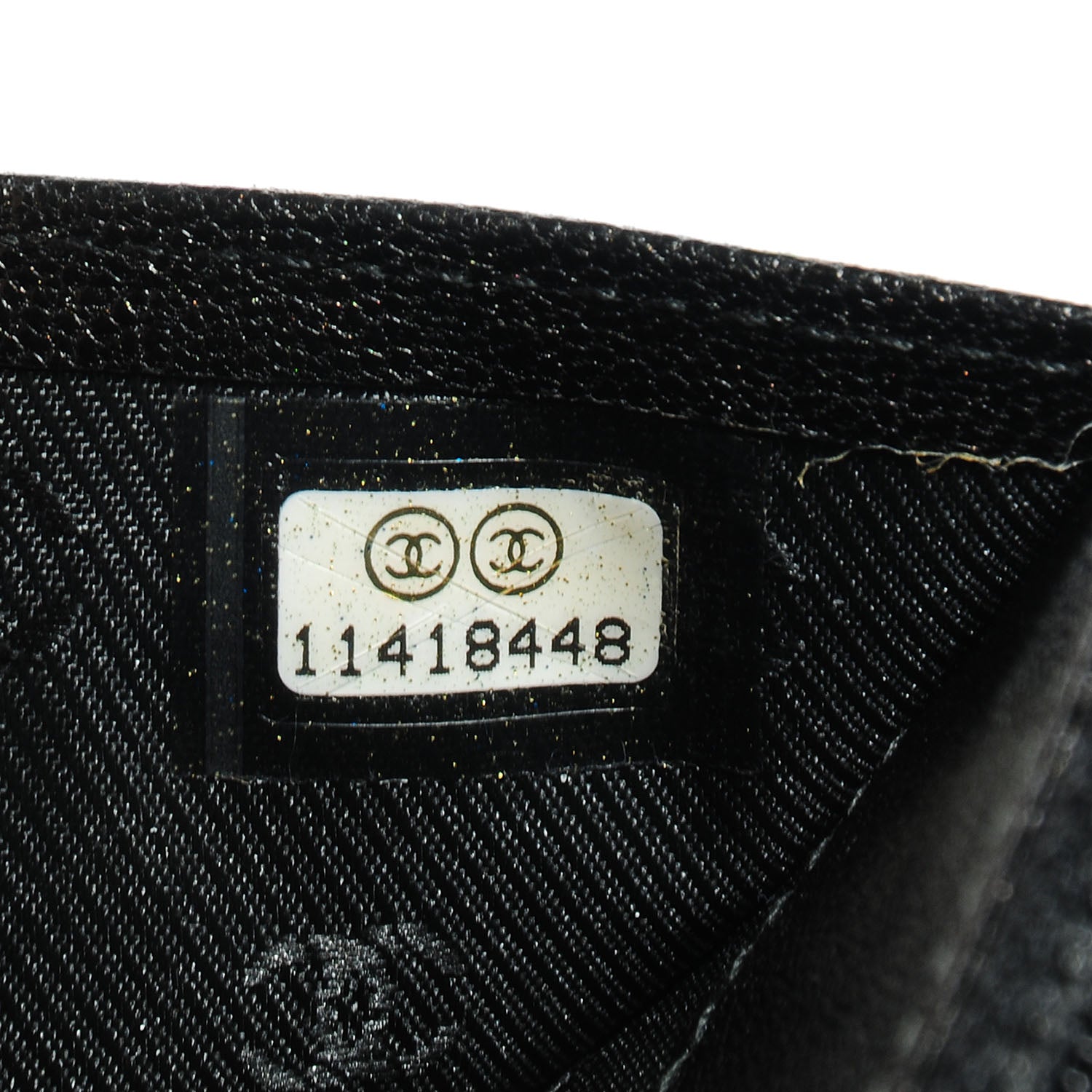 Chanel Goatskin Wallet on Chain WOC Black 9 of 9