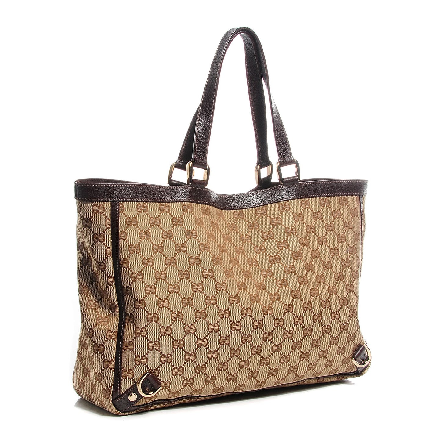 Monogram Abbey Large Tote Dark Brown