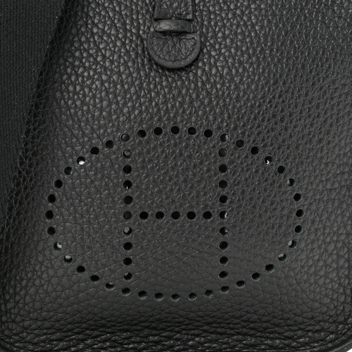Hermes Taurillon Clemence Evelyne TPM Black 8 of 11