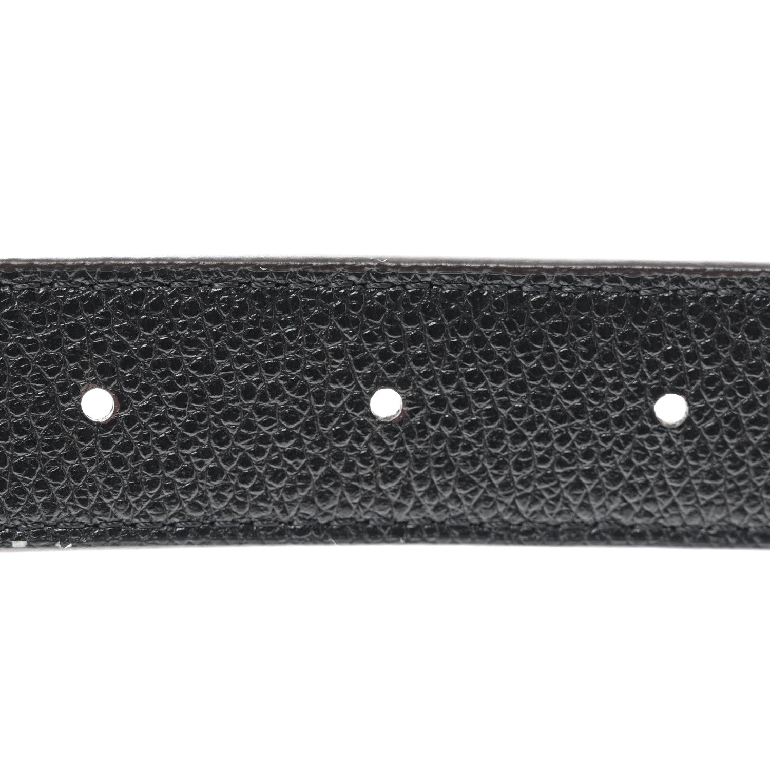 Louis Vuitton Calfskin Monogram 25mm LV Iconic Reversible Belt 75 30 Black 4 of 6