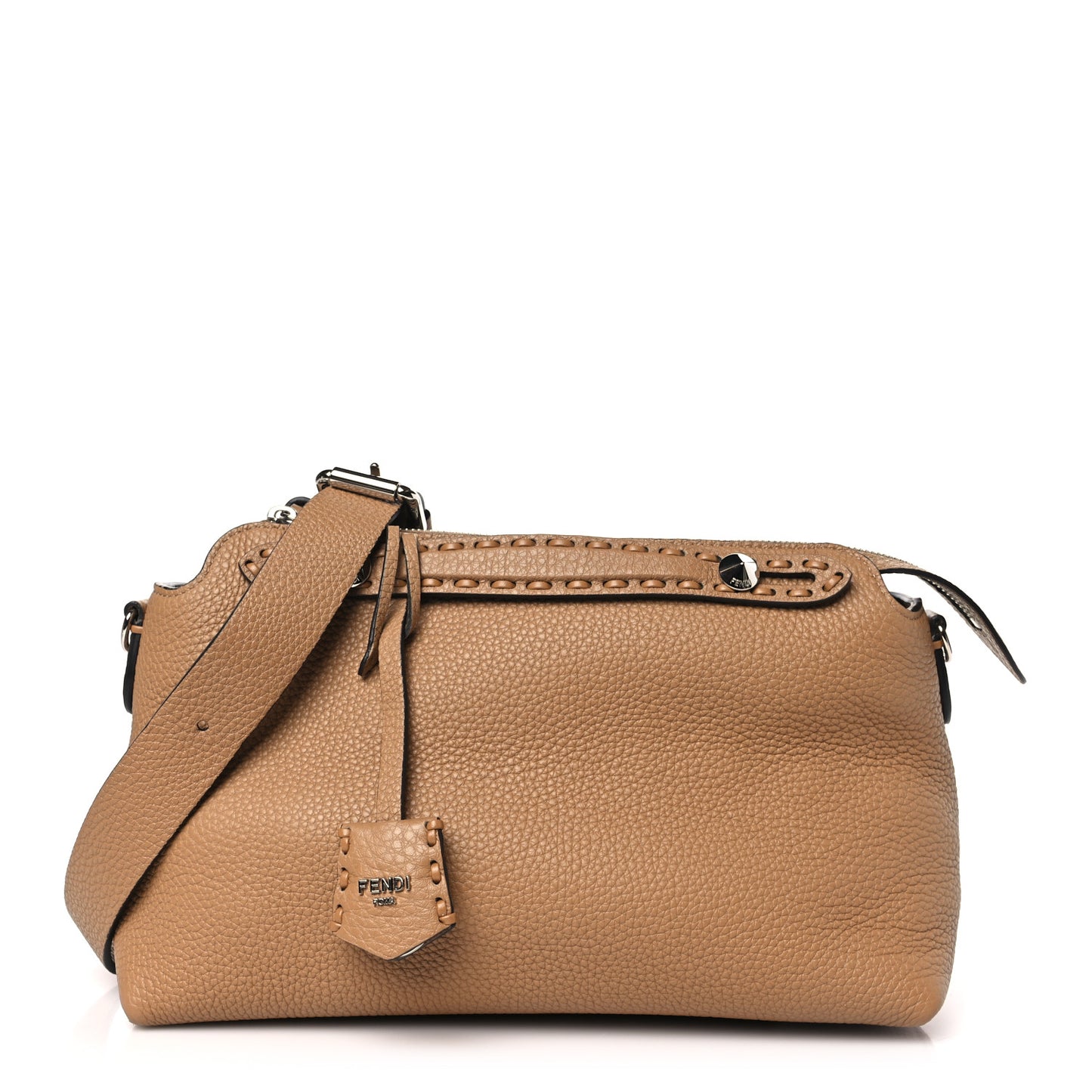 Cuoio Romano Selleria Medium By The Way Boston Bag Beige
