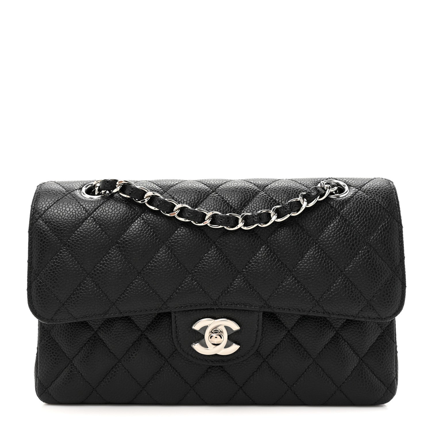 Chanel Caviar Quilted Small Double Flap Black 1 of 12