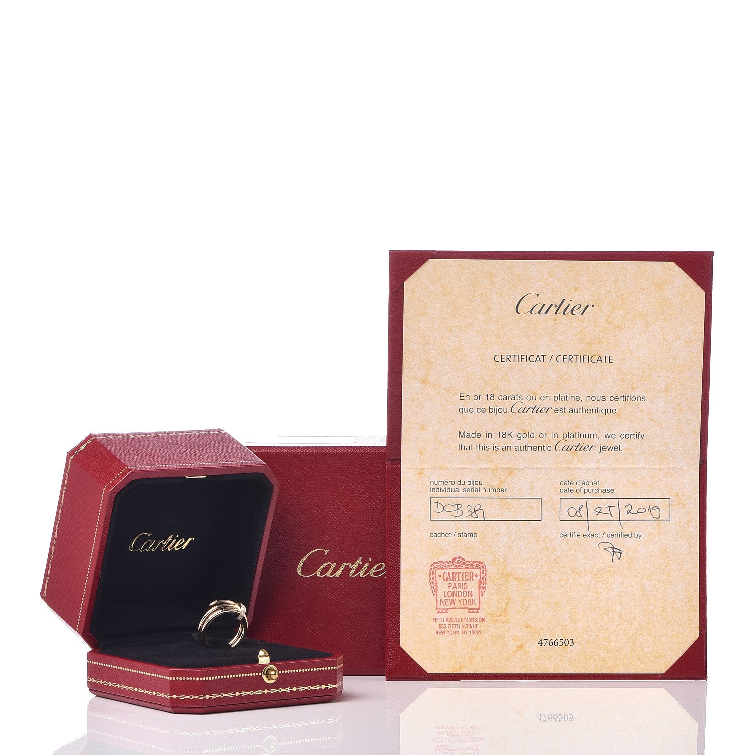 Cartier 18K Yellow Gold Diamond Juste Un Clou Wrap Ring 48 4.5 5 of 5