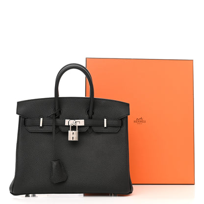 Hermes Togo Birkin 25 Black 10 of 10