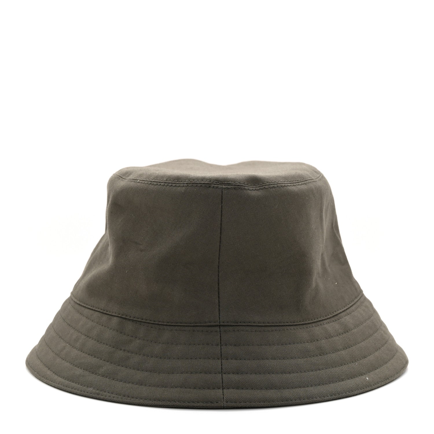 Hermes Cotton Twill Lambskin Fred H'Cheval Bucket Hat 59 Bronze 7 of 14