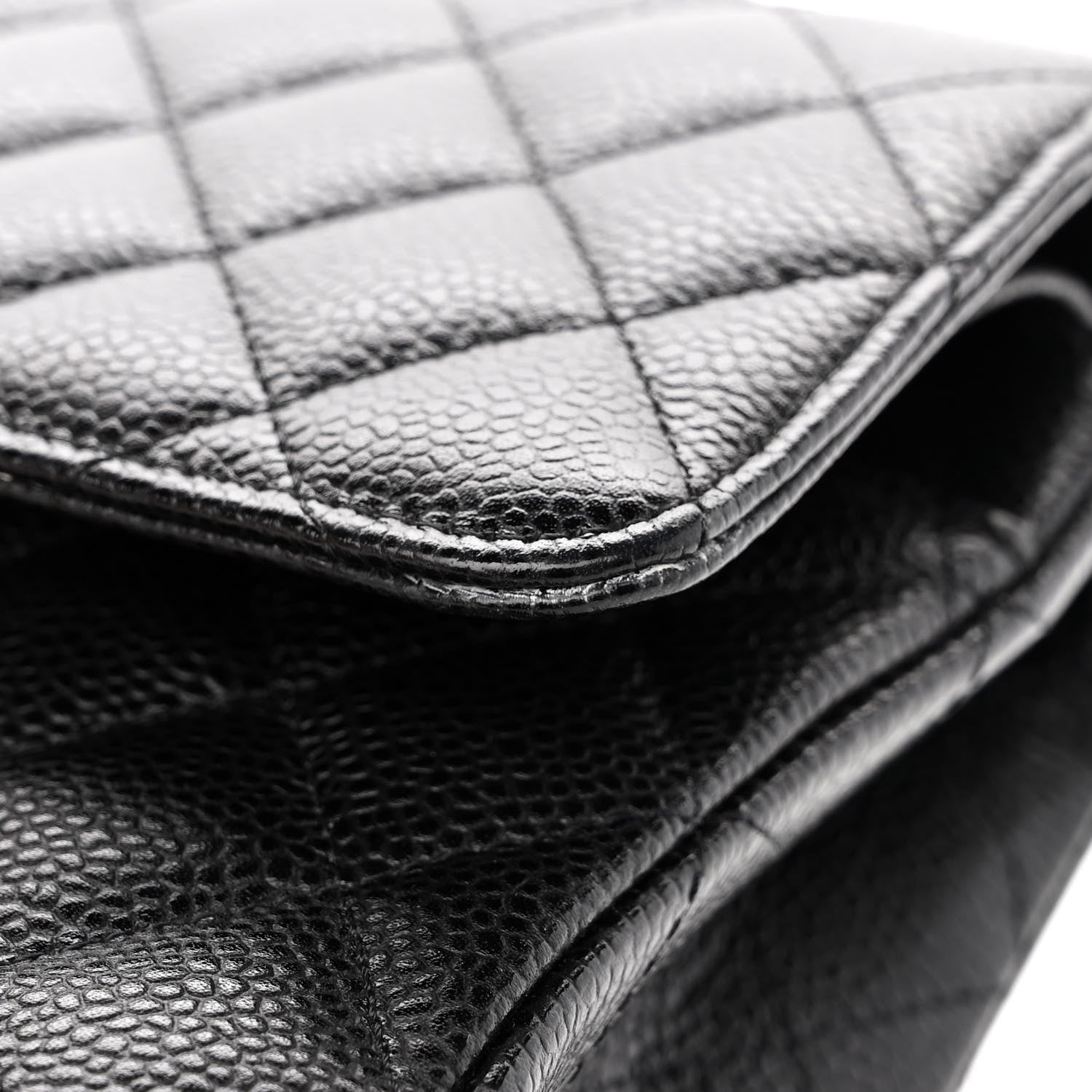 Chanel Caviar Quilted Medium Double Flap Black 12 of 12