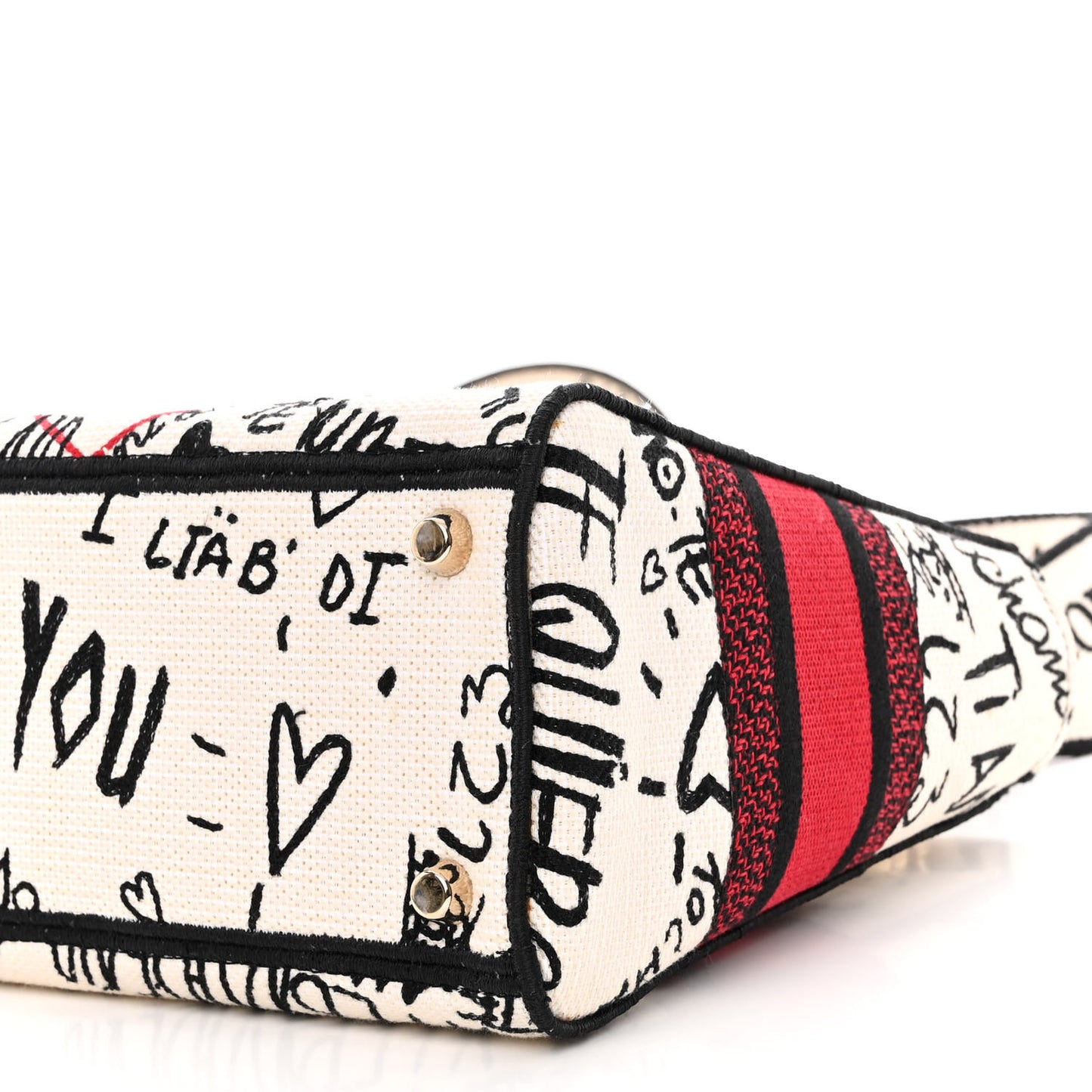 Canvas Medium DiorAmour Graffiti Lady D-Lite Latte