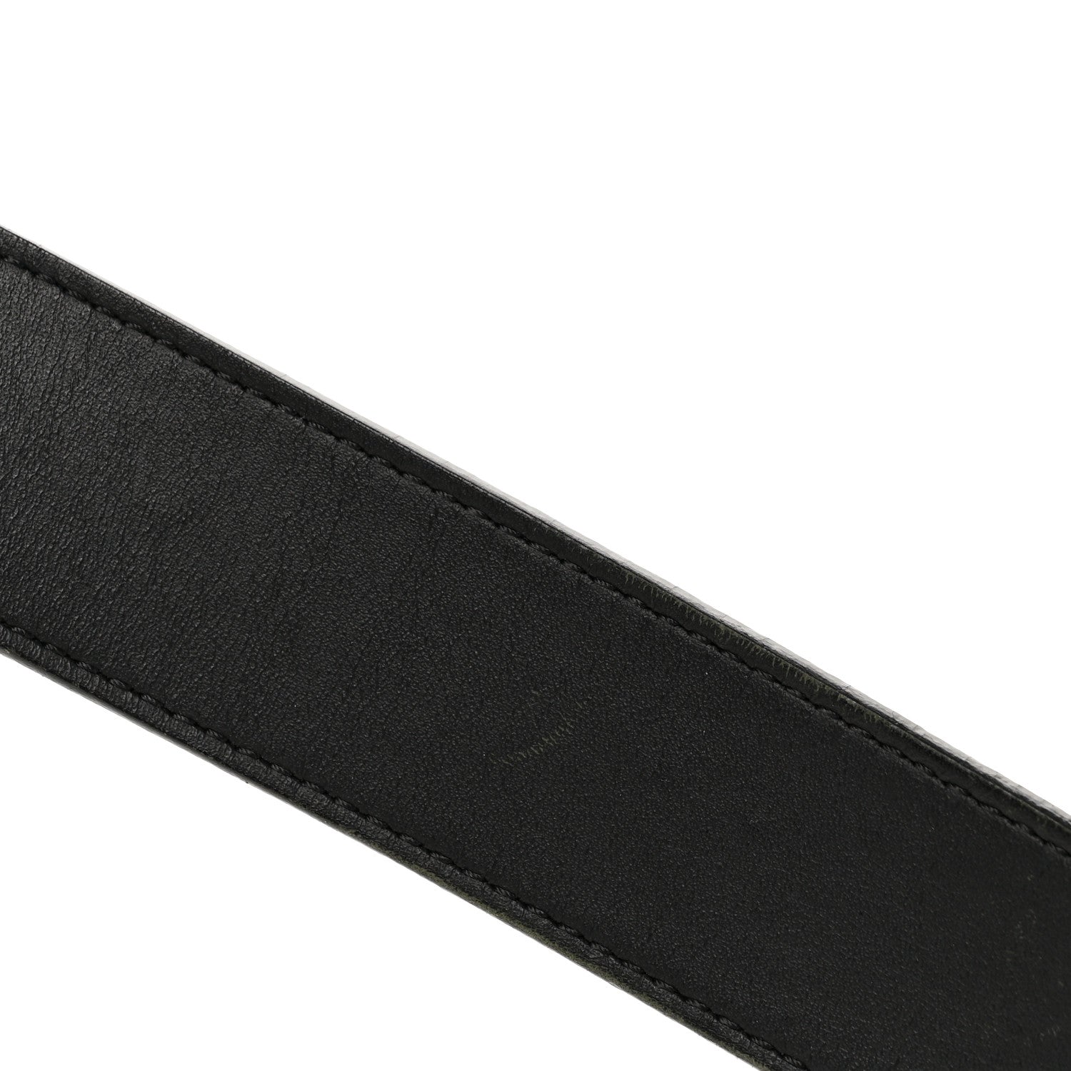 Louis Vuitton Calfskin 35mm Pont Neuf Belt 85 34 Black 6 of 8