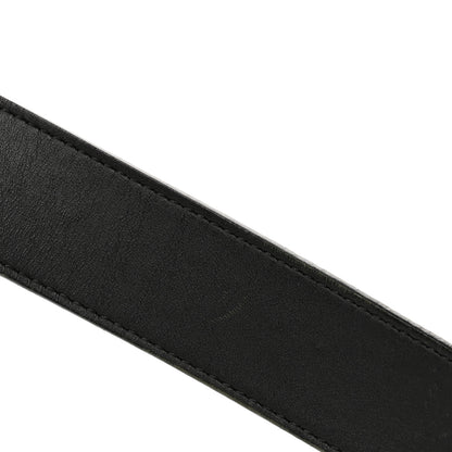 Louis Vuitton Calfskin 35mm Pont Neuf Belt 85 34 Black 6 of 8