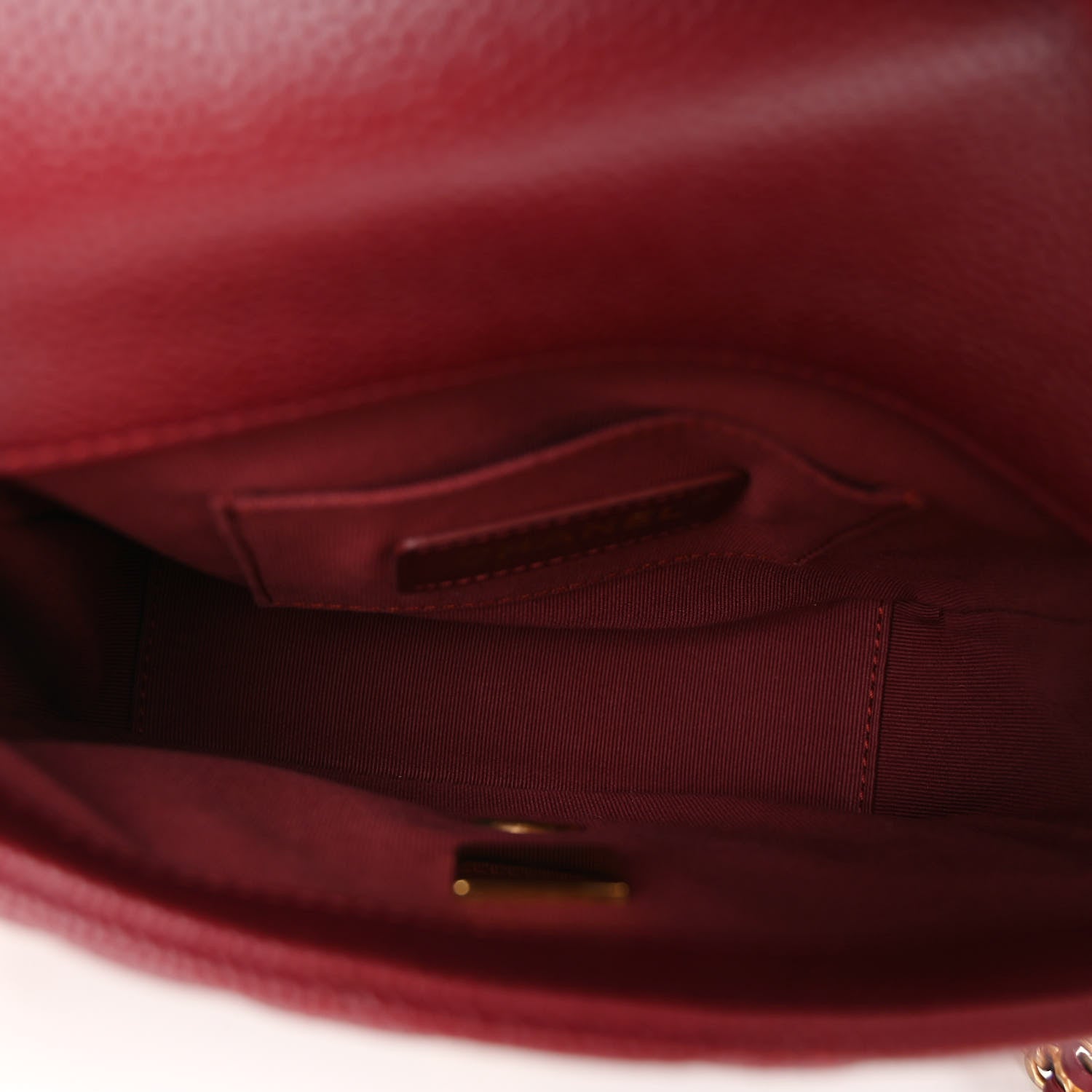 Chanel Caviar Quilted Mini Chain Soul Flap Burgundy 5 of 11