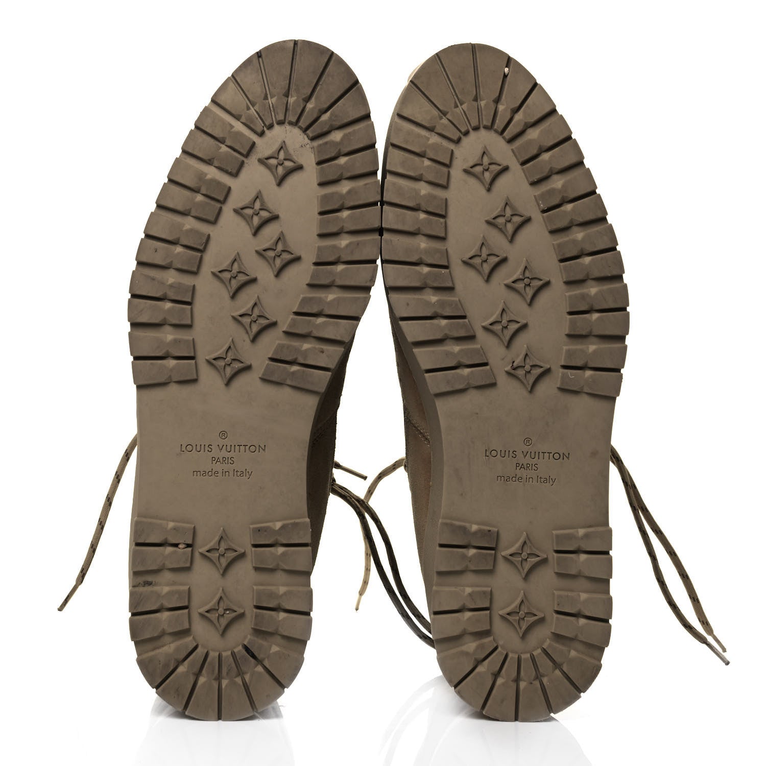 Louis Vuitton Monogram Harlem Mens Ankle Boots 10.5 Beige 5 of 8