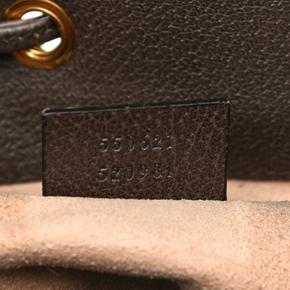 Gucci GG Supreme Monogram Web Small Ophidia Bucket Bag Brown 7 of 12