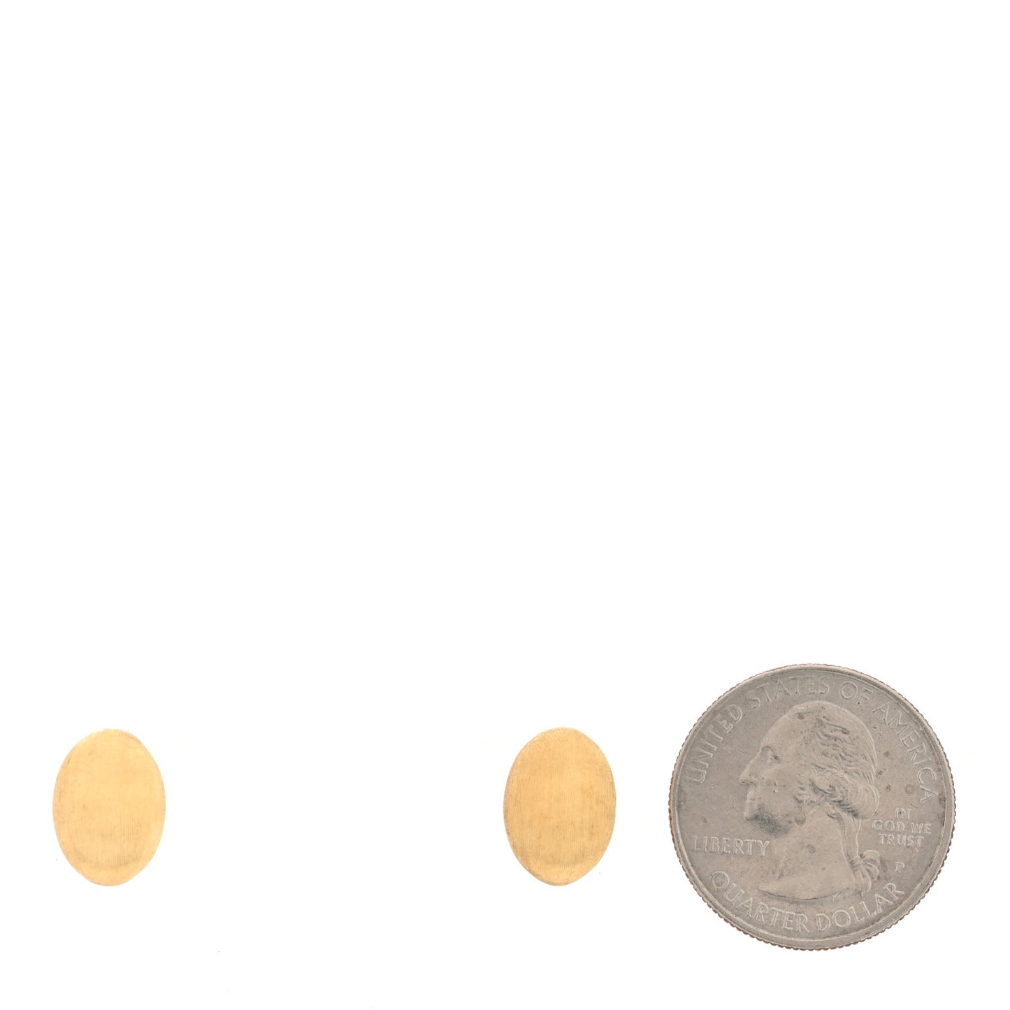 18K Yellow Gold Large Siviglia Stud Earrings