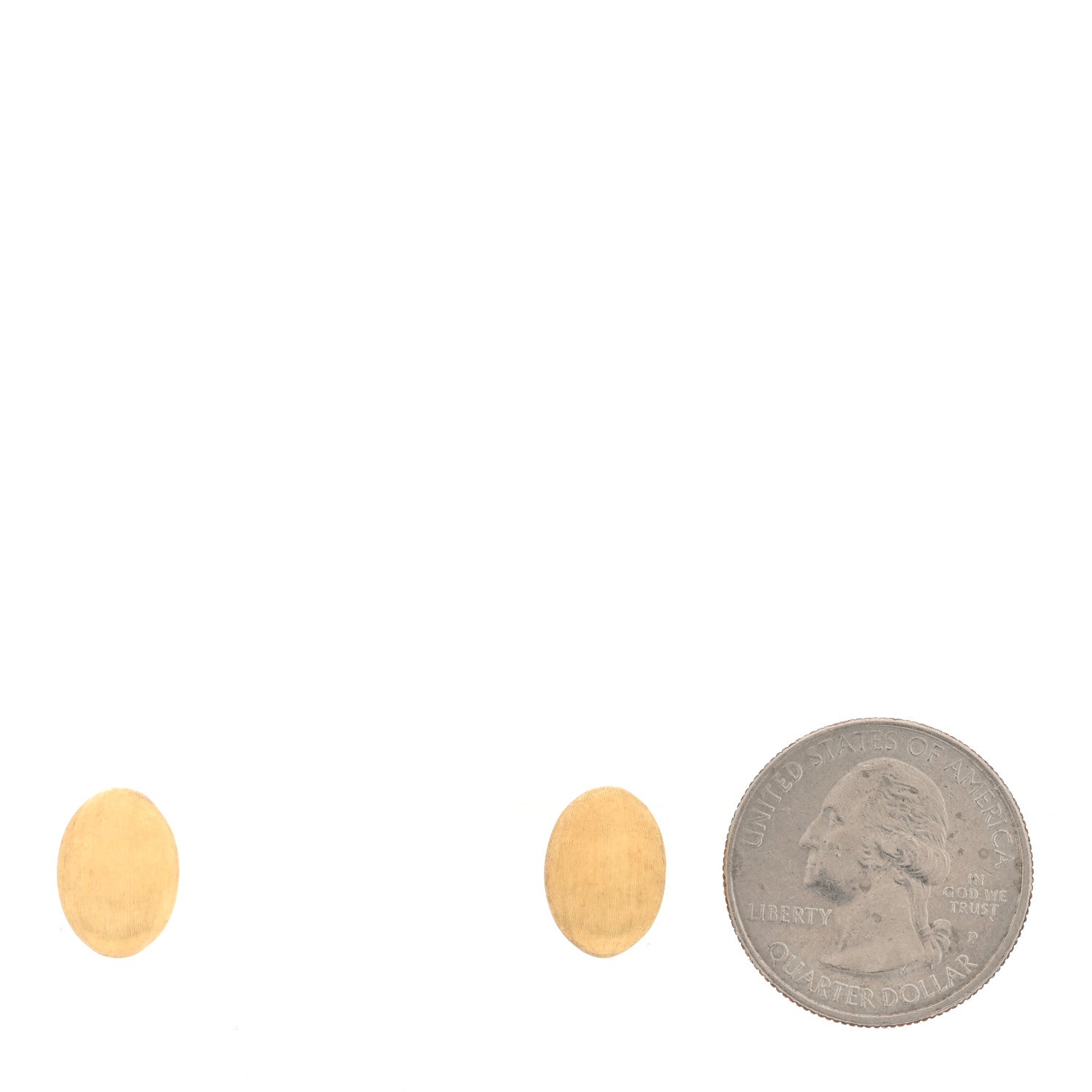 Marco Bicego 18K Yellow Gold Large Siviglia Stud Earrings 2 of 4