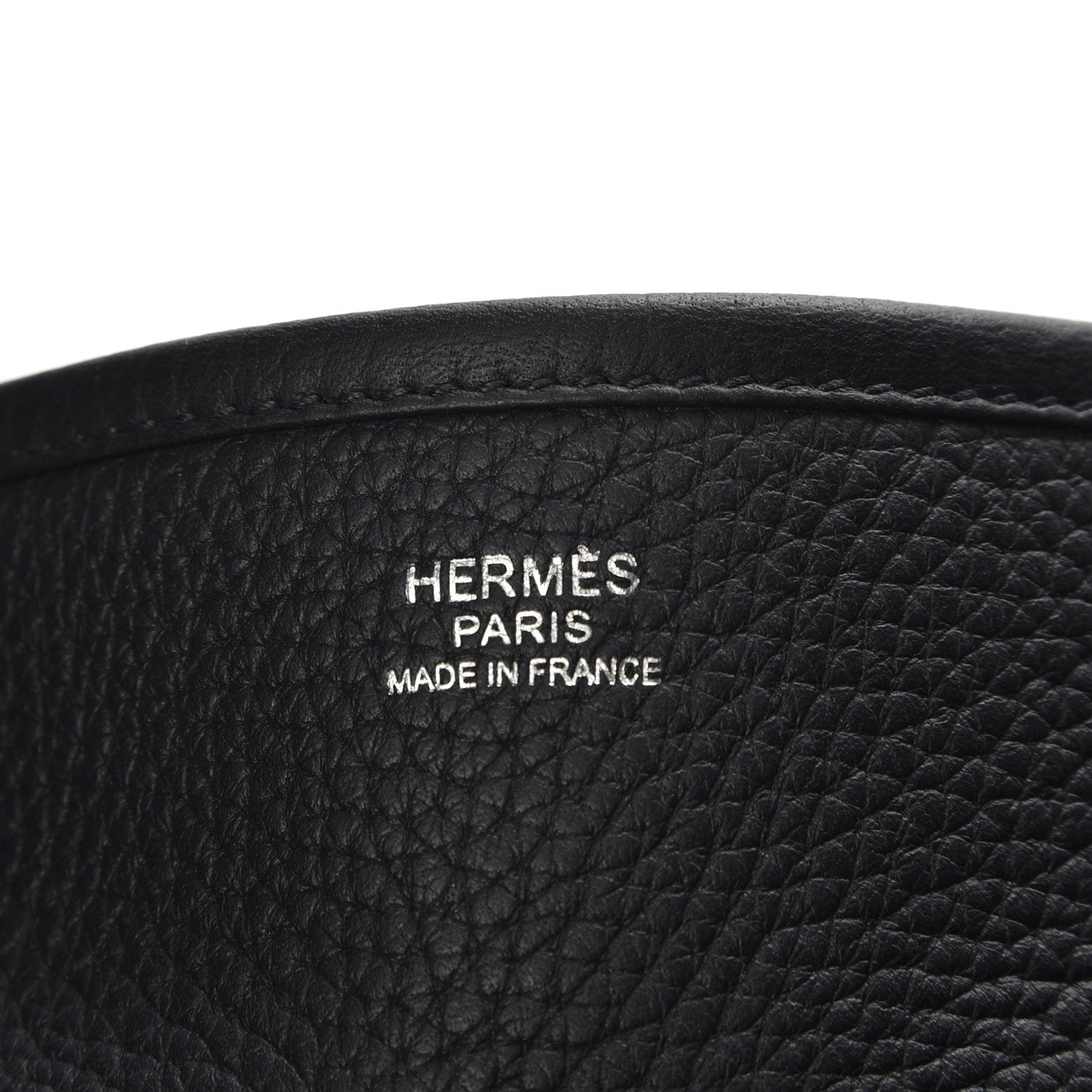 Hermes Taurillon Clemence Evelyne III GM Black 8 of 8