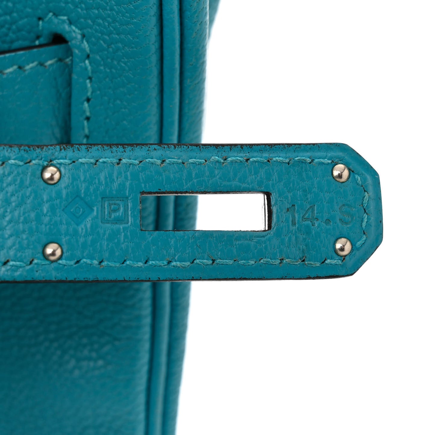 Chevre de Coromandel Birkin 30 Turquoise